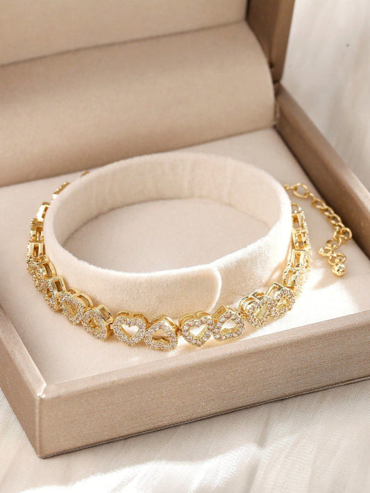Infinite Heart Sparkle Bracelet