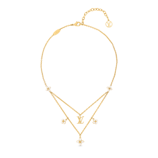 18K Louis Vuitton Floragram Necklace
