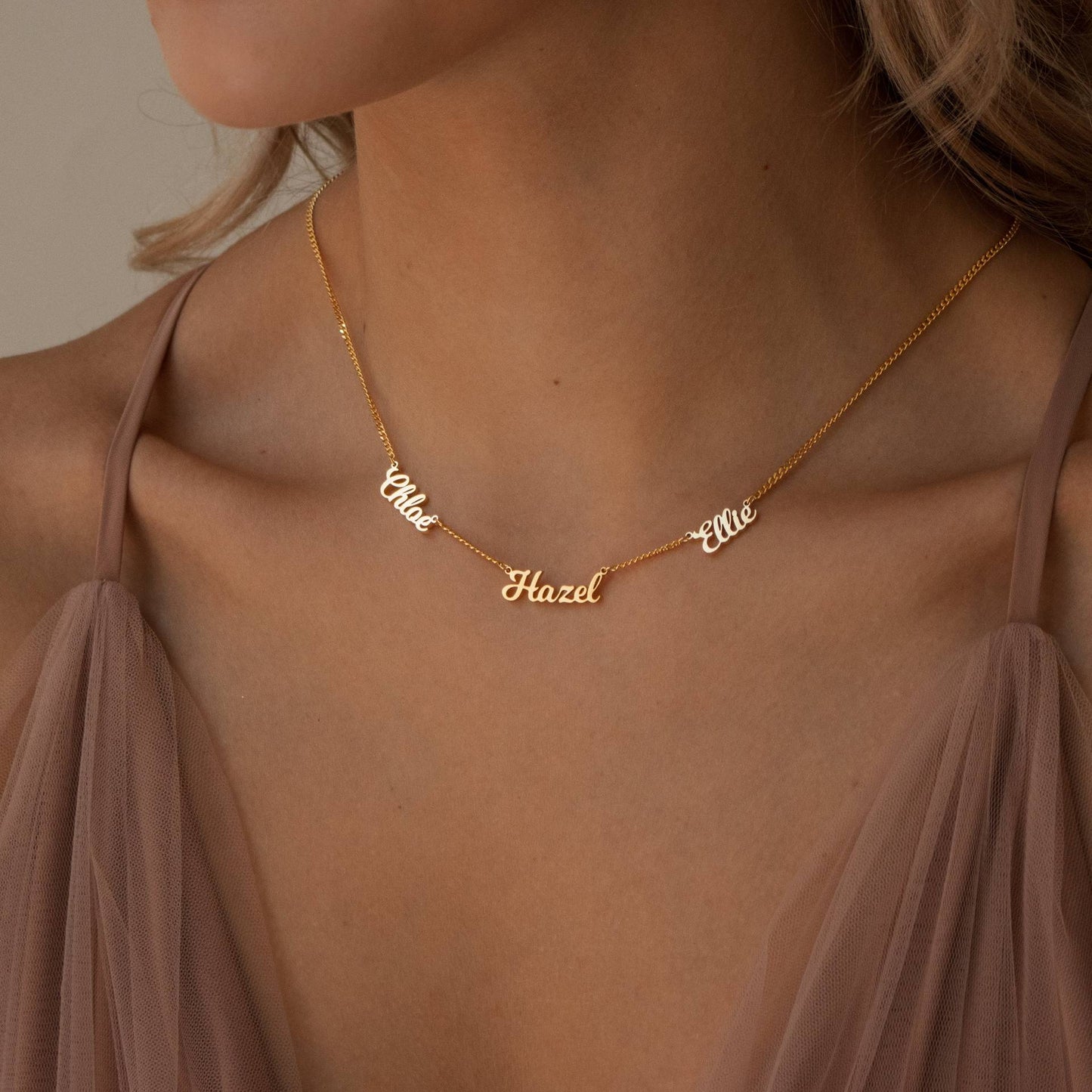 Personalized Name Necklace with 1¨C6 Names