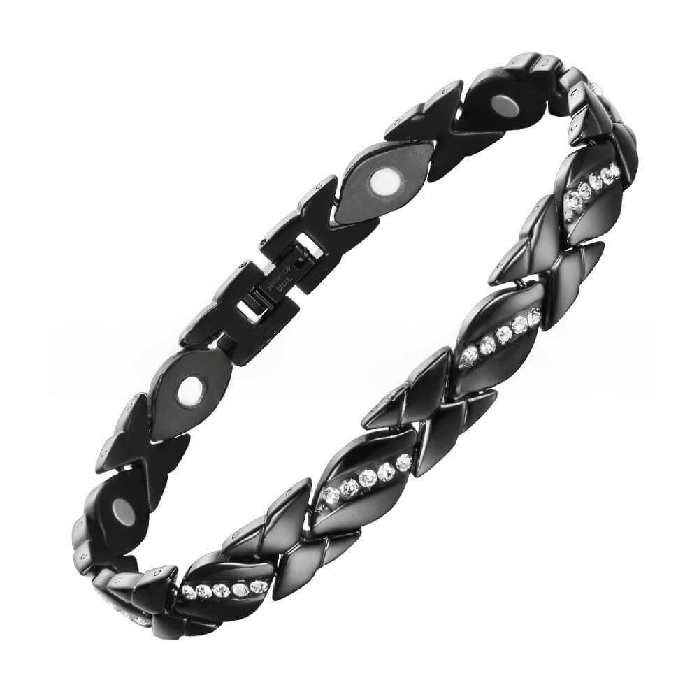 Magnetic Leaf Energy Bracelet - Waterproof & Tarnish-Free