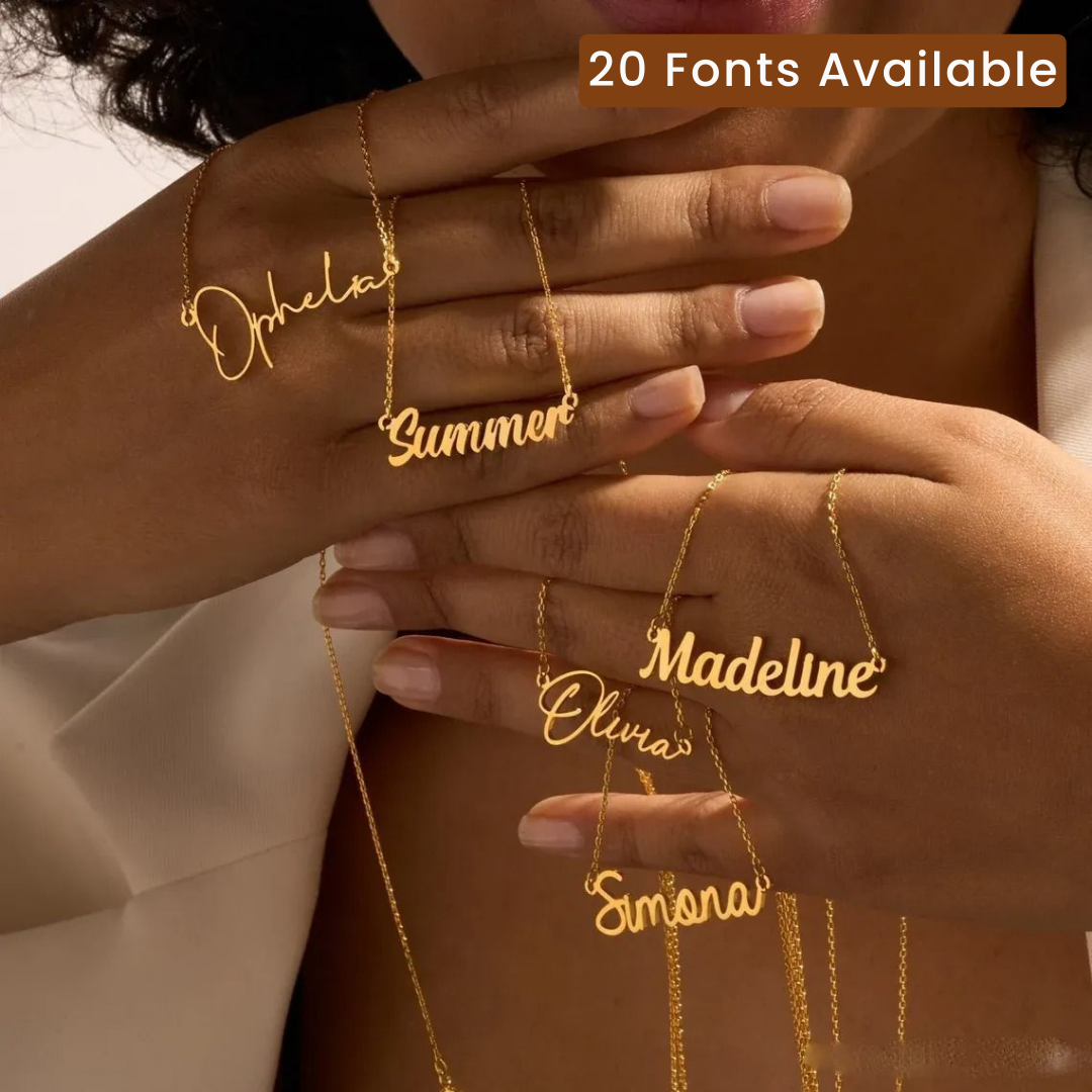 Personalized Name Necklace ¨C 20 Fonts Available