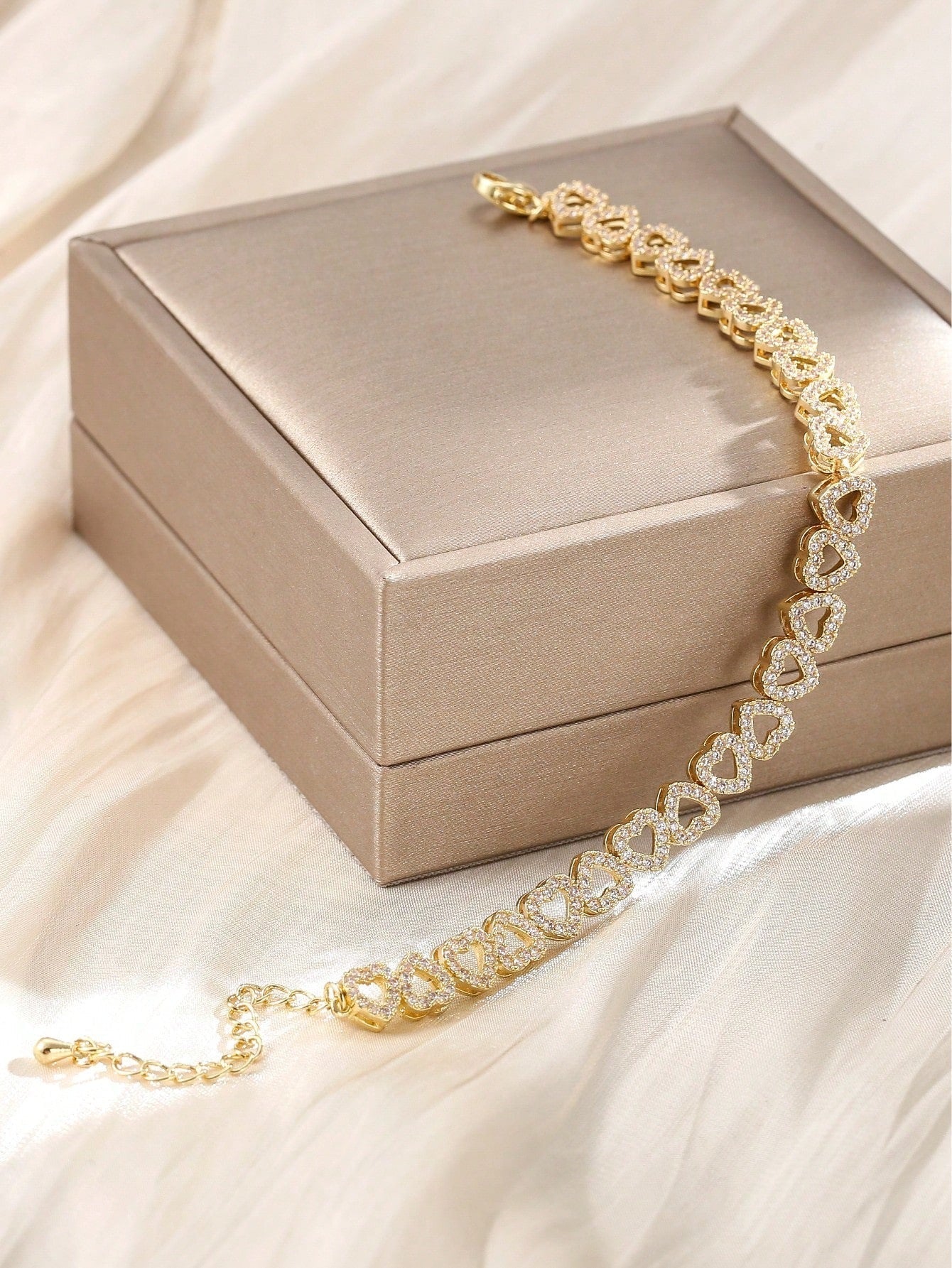Infinite Heart Sparkle Bracelet