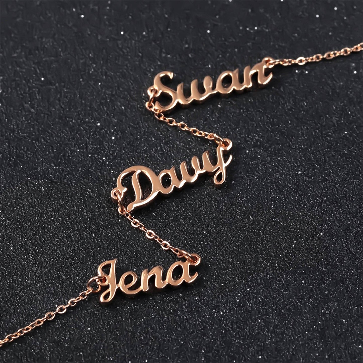 Personalized Name Necklace with 1-6 Names ¨C 20 Fonts Available
