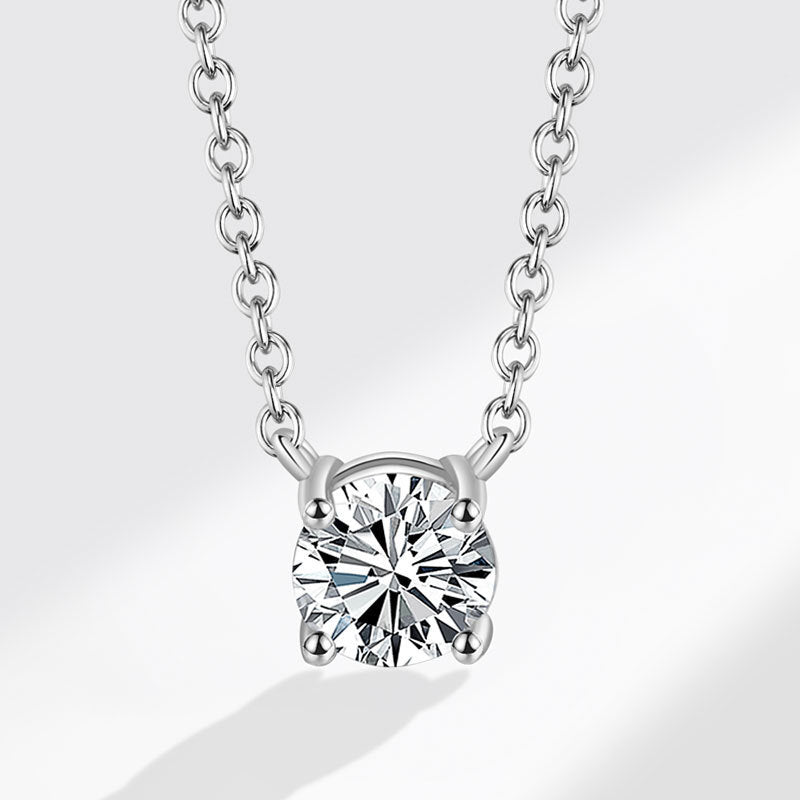 Minimalist 1ct CZ Gold-Plated Necklace