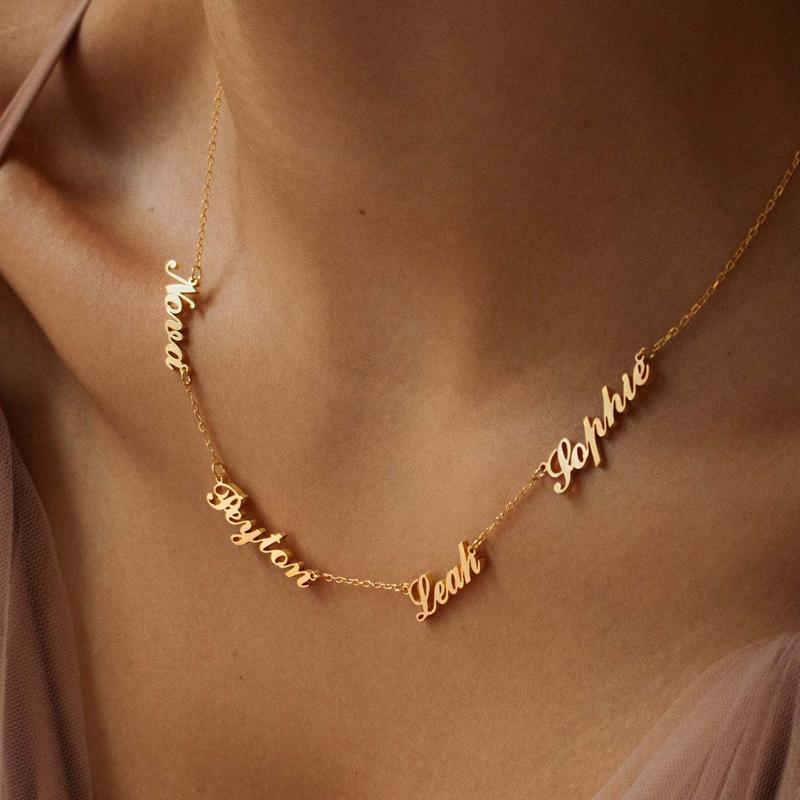 Personalized Name Necklace with 1¨C6 Names