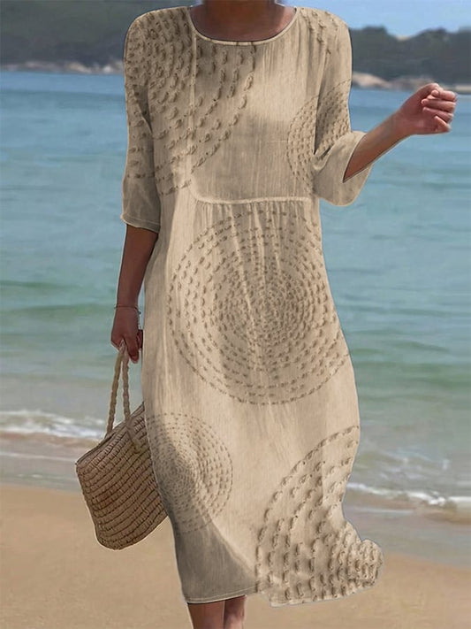 Abito casual da donna ricamato