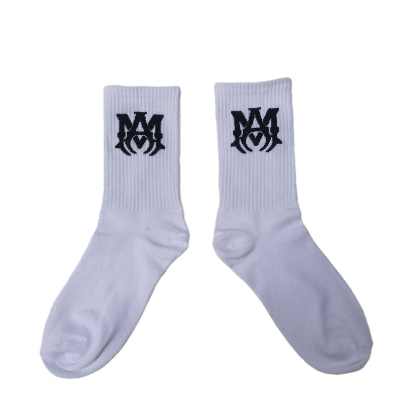 Men socks letter cotton socks