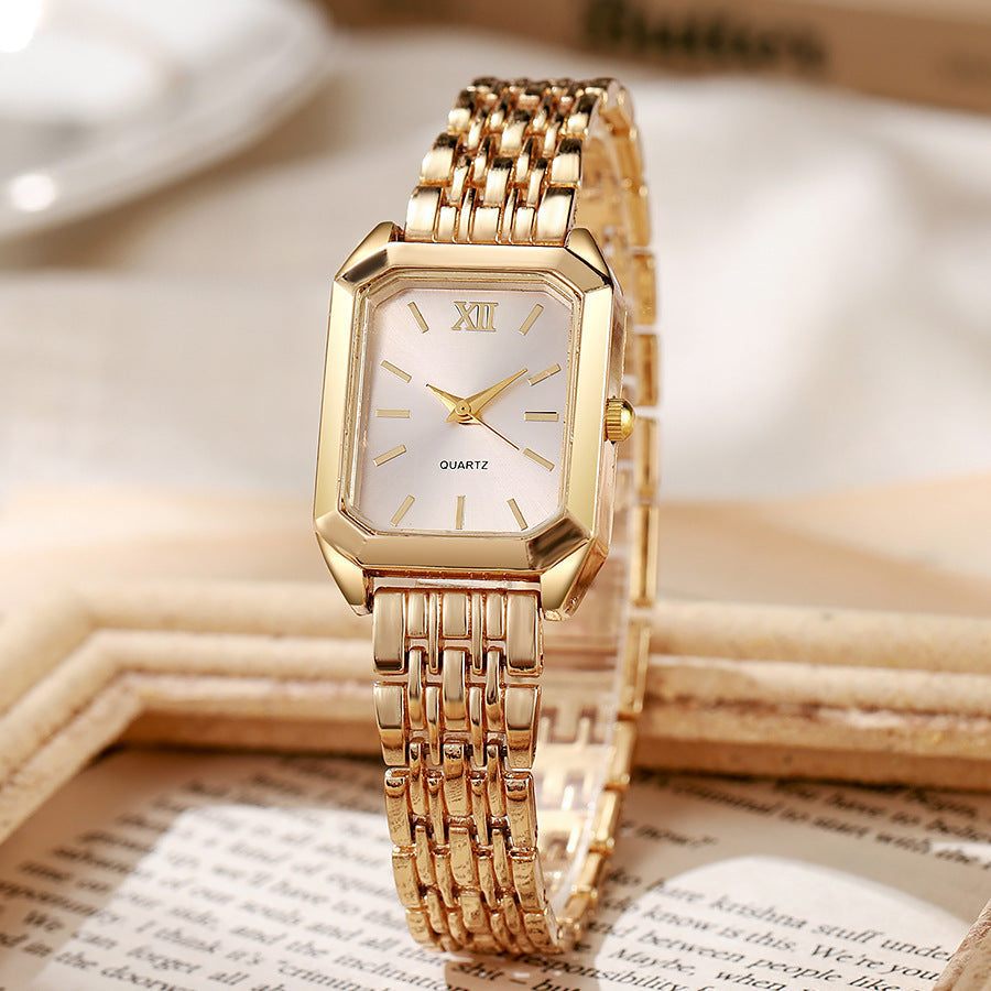 Classic Square Link Bracelet Watch
