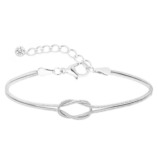 Minimalist Knot Together Bracelet