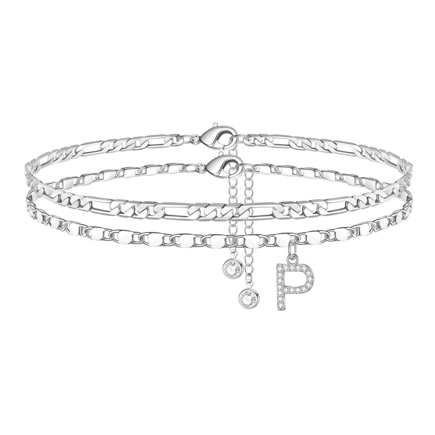 Waterproof & Tarnish-Free Classic Initial Anklet