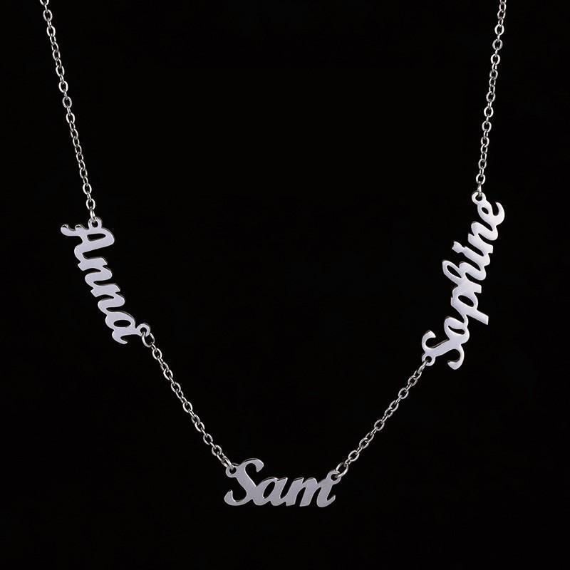 Personalized Name Necklace with 1-6 Names ¨C 20 Fonts Available