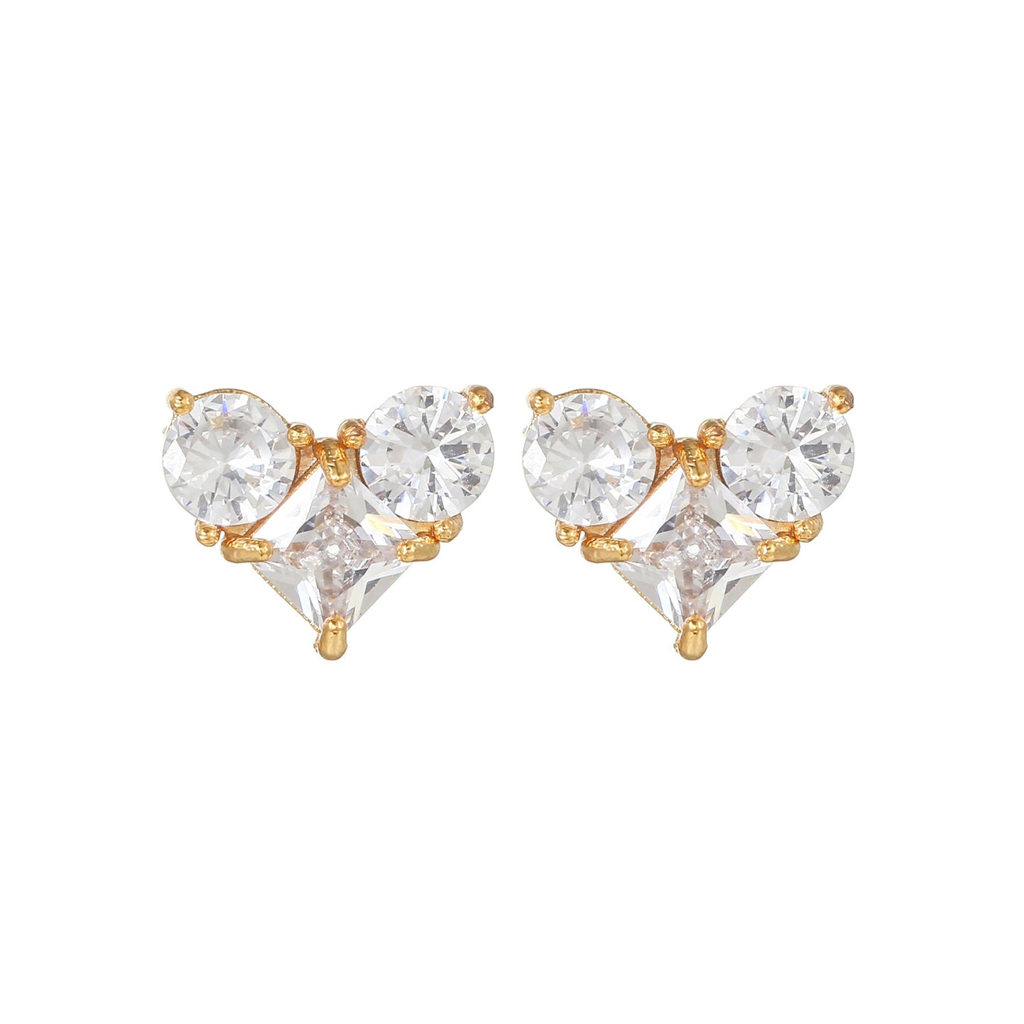 Sweet Pink Love Earrings Set