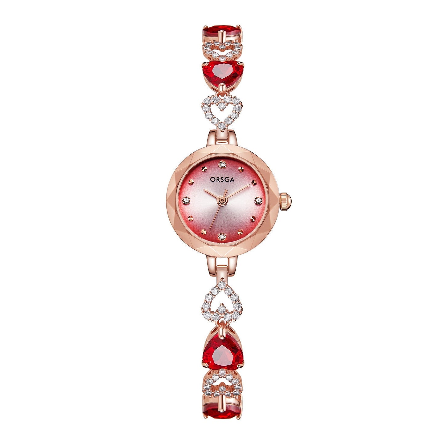 Ocean Heart Crystal Waterproof Watch