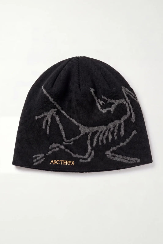 Arcteryx Beanie Bird Head Toque - Black Grey