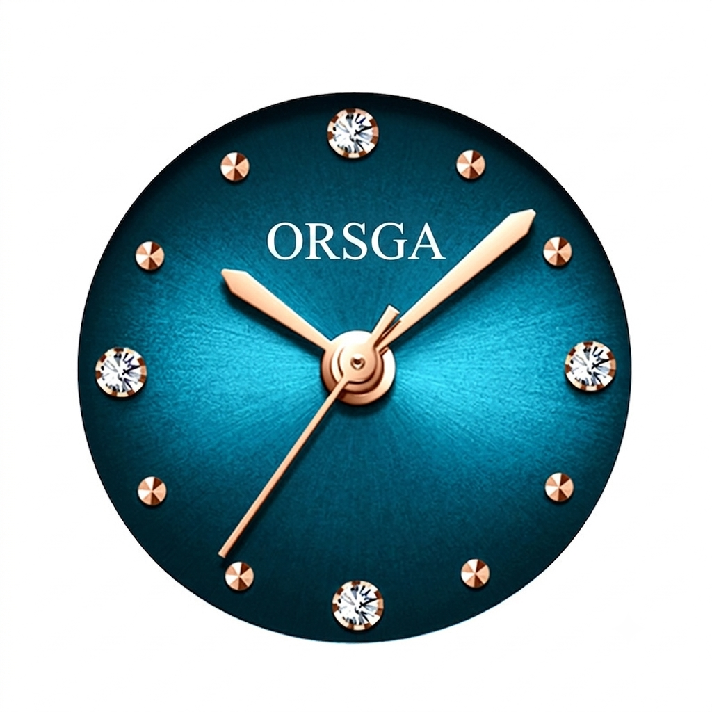 Ocean Heart Crystal Waterproof Watch