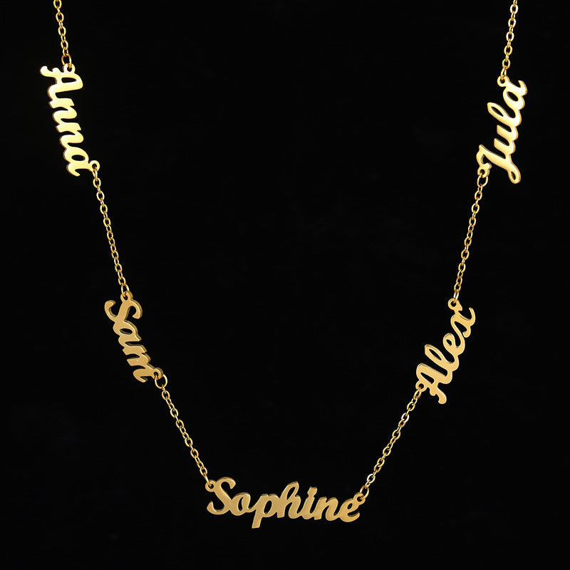 Personalized Name Necklace with 1¨C6 Names