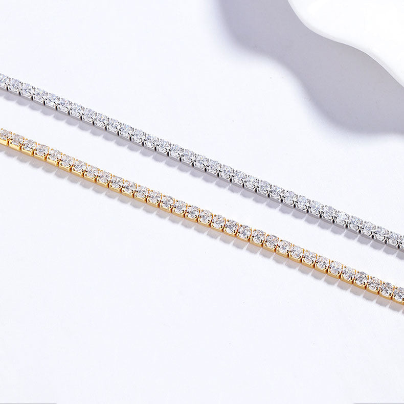 3 mm Cubic Zirconia Tennis Bracelet