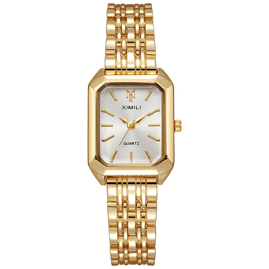 Classic Square Link Bracelet Watch