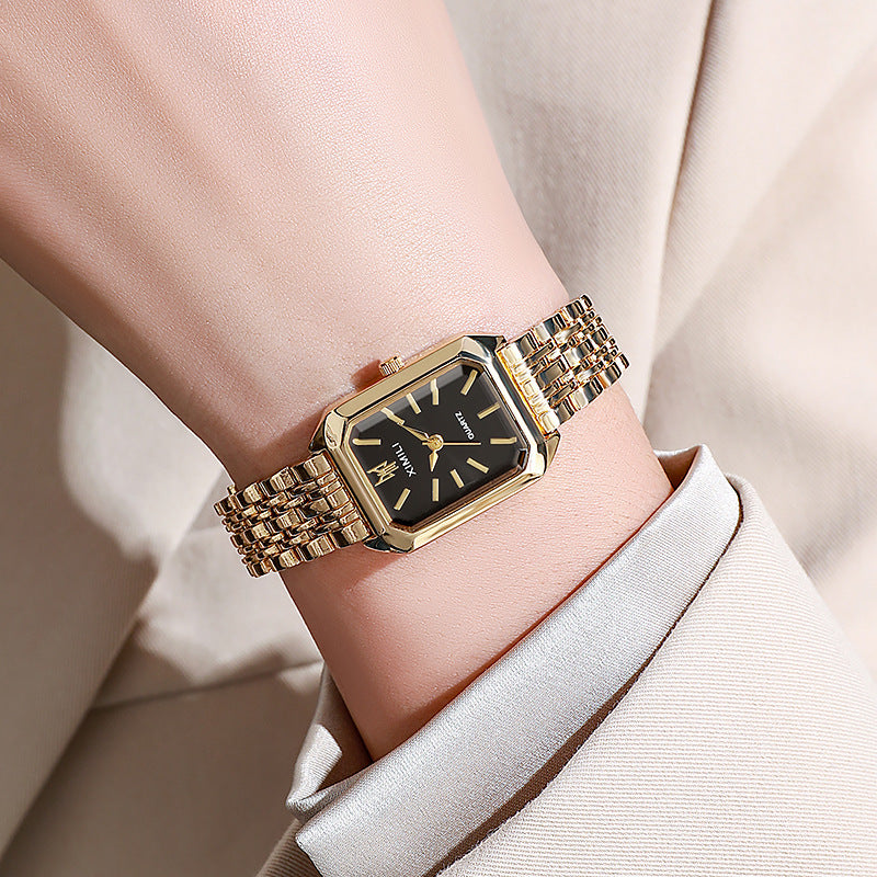 Classic Square Link Bracelet Watch
