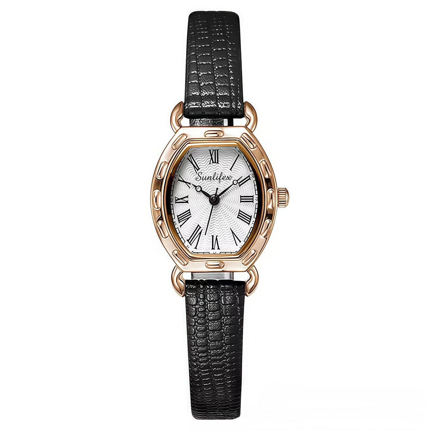 Retro Barrel Water-Resistant Watch