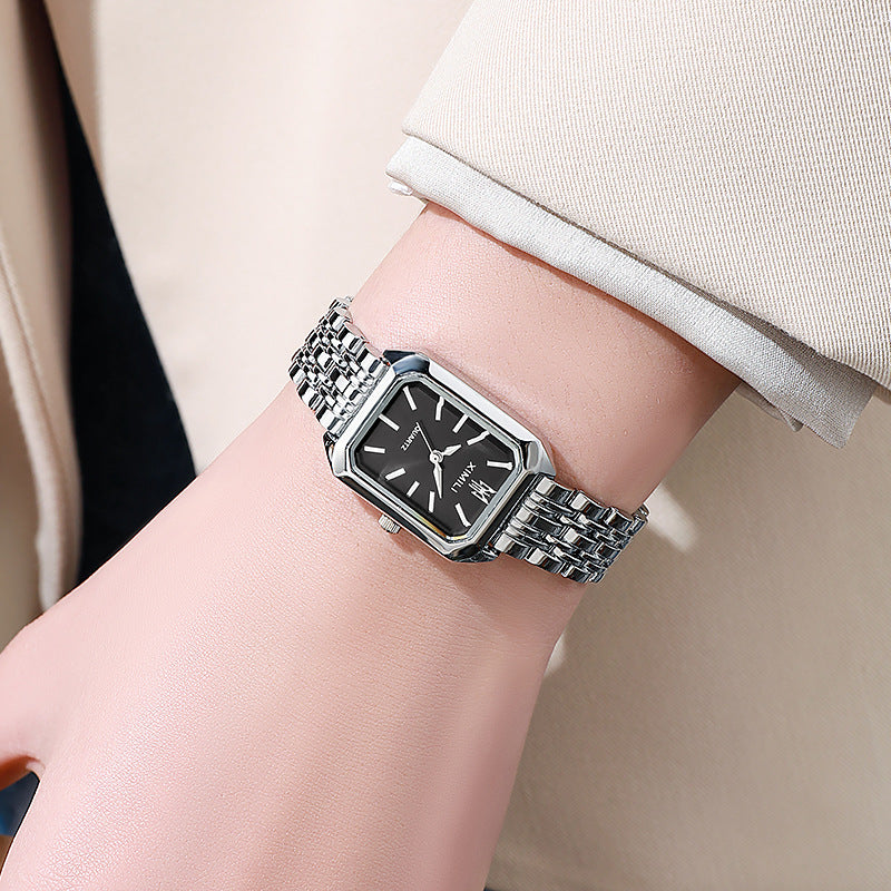 Classic Square Link Bracelet Watch