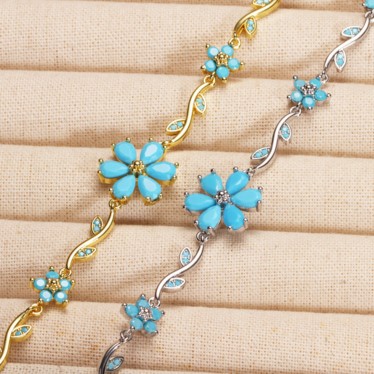 Blooming Color Crystal Bracelet