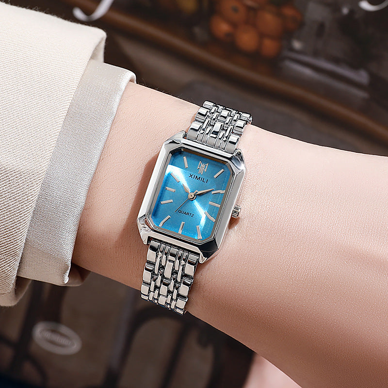 Classic Square Link Bracelet Watch