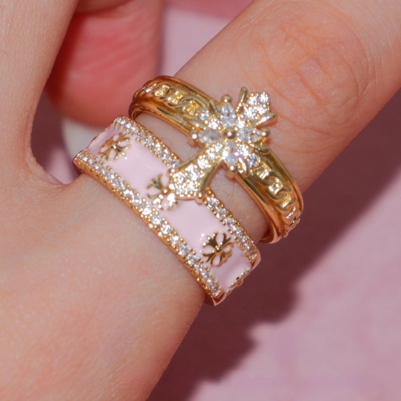 2-Piece Cross Stackable Rings