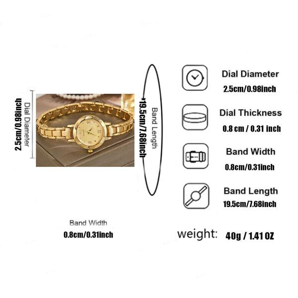Elegant Round Dial Vintage Watch