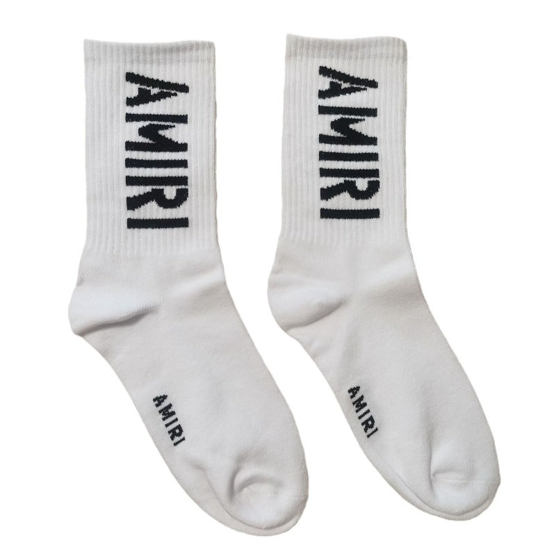 Men socks letter cotton socks