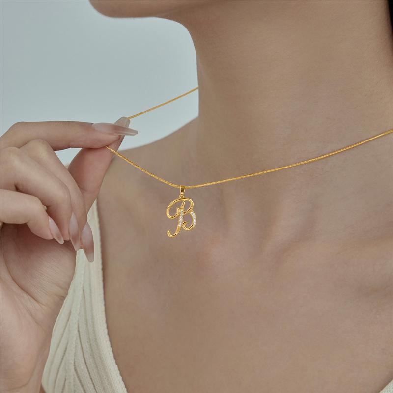 Gold Initial Necklace ¨C A-Z Letters