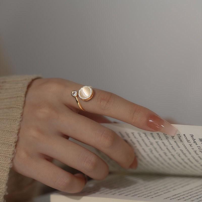 Cat¡¯s Eye Stone Spinner Ring