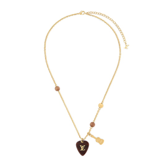 18K Louis Vuitton Picks Pendant Necklace
