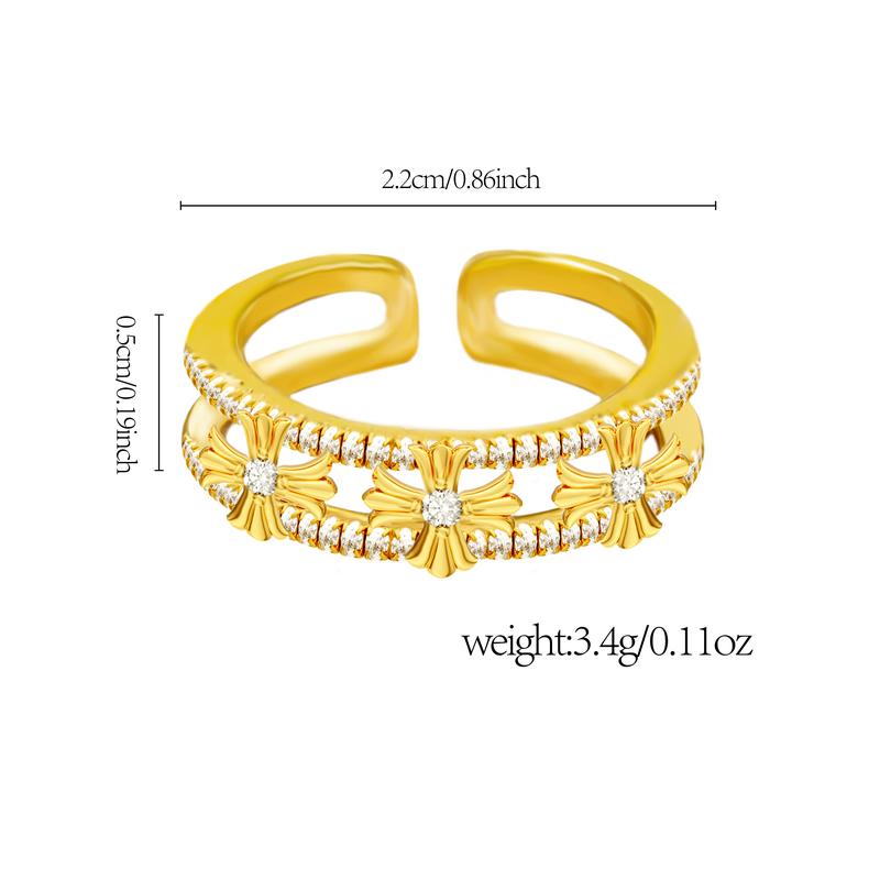 2-Piece Cross Stackable Rings