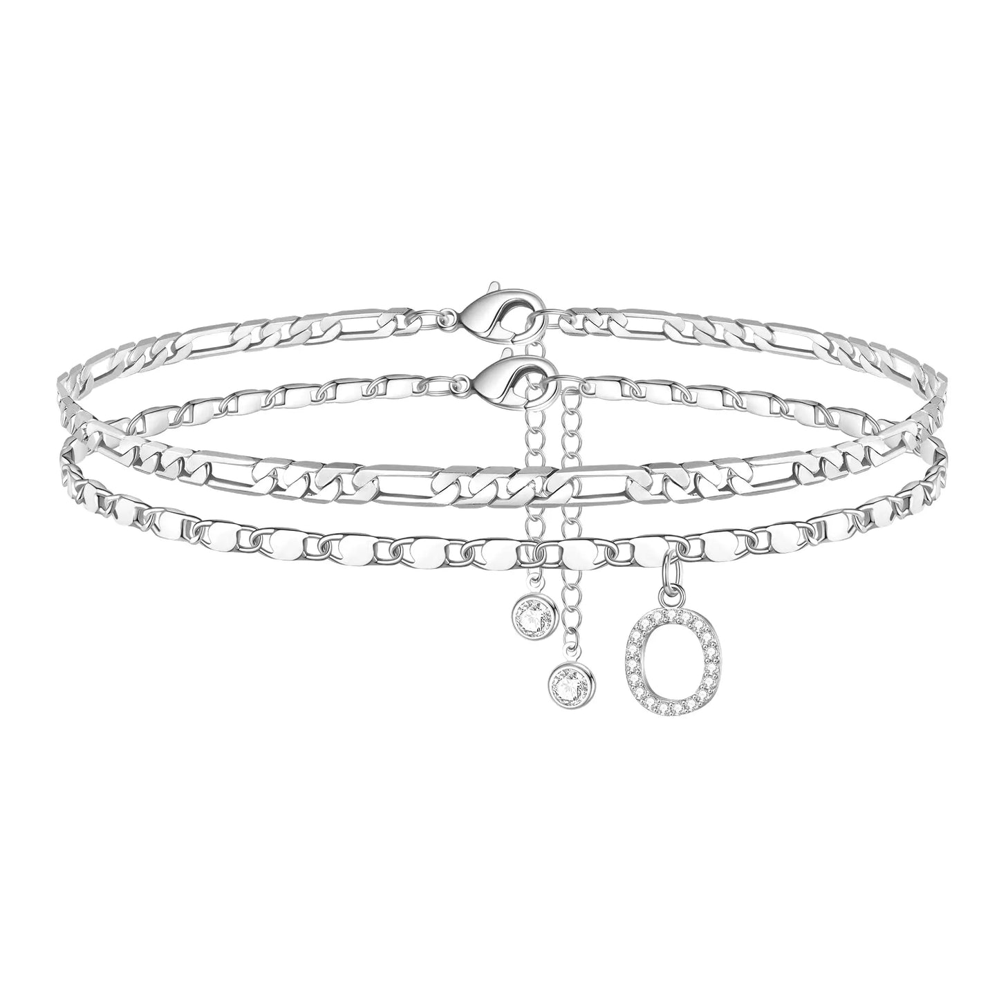 Waterproof & Tarnish-Free Classic Initial Anklet