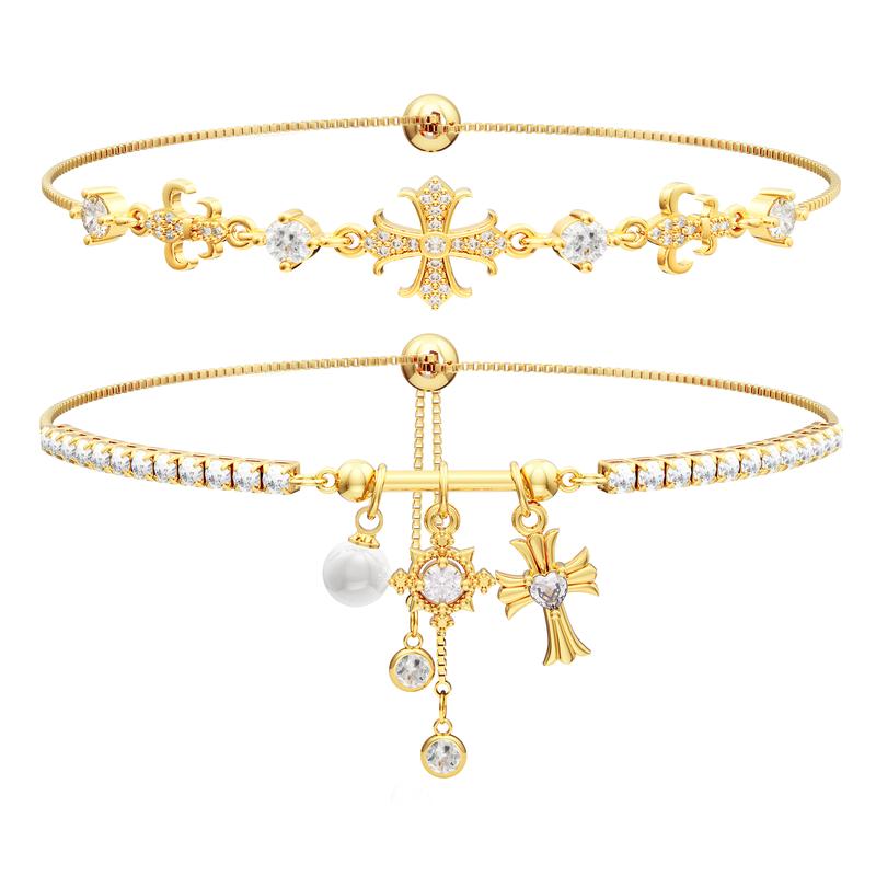 Delicate 2-Piece Bracelet Set