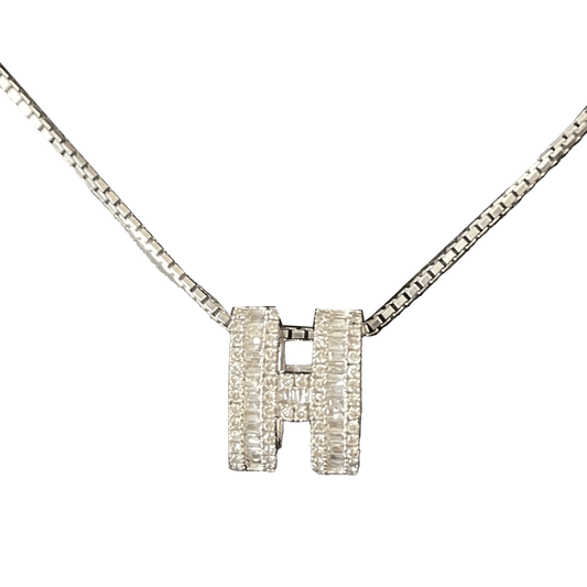 18K Hermes Diamonds Necklace