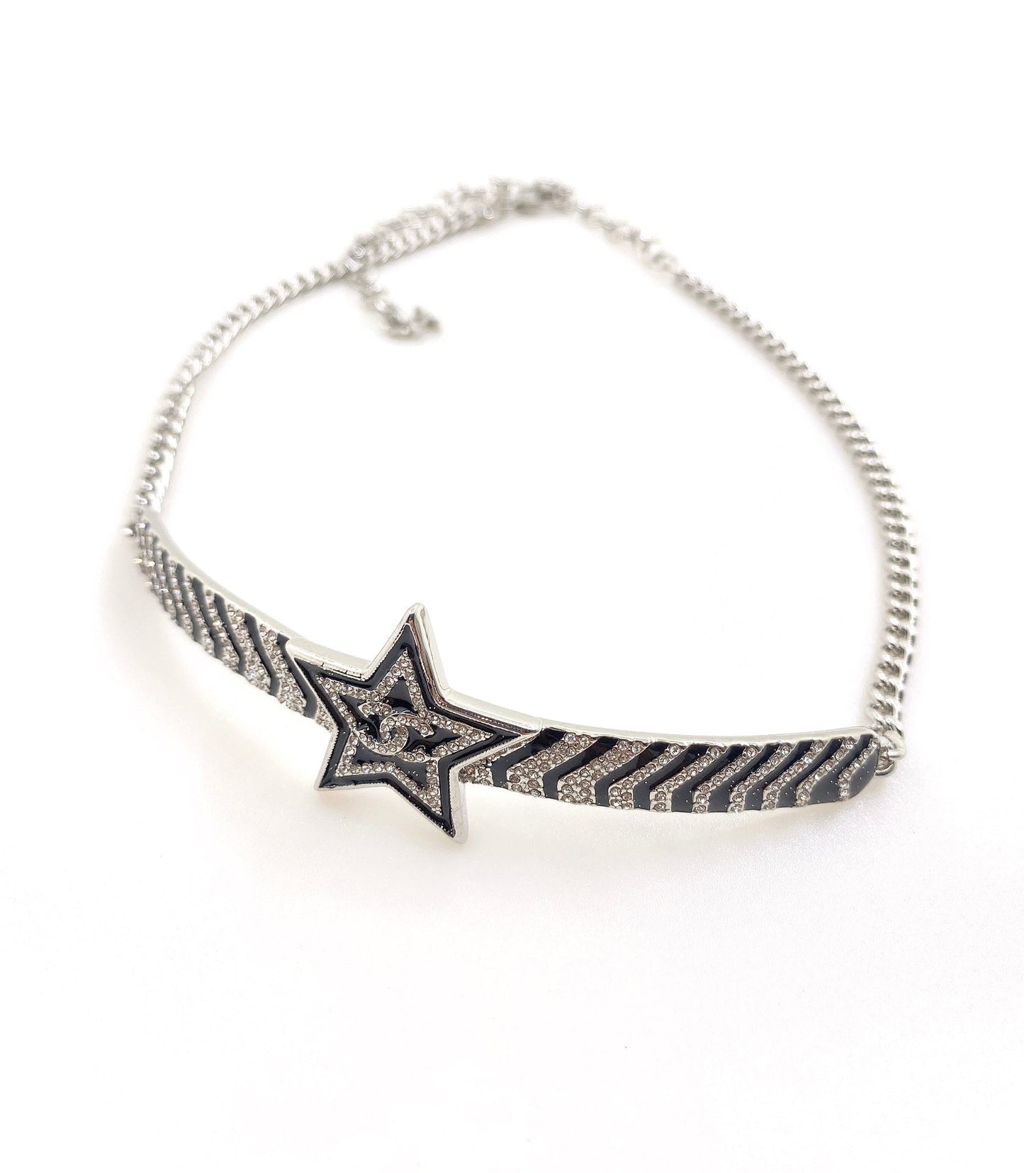 18K  Chanel Star Diamonds Necklace