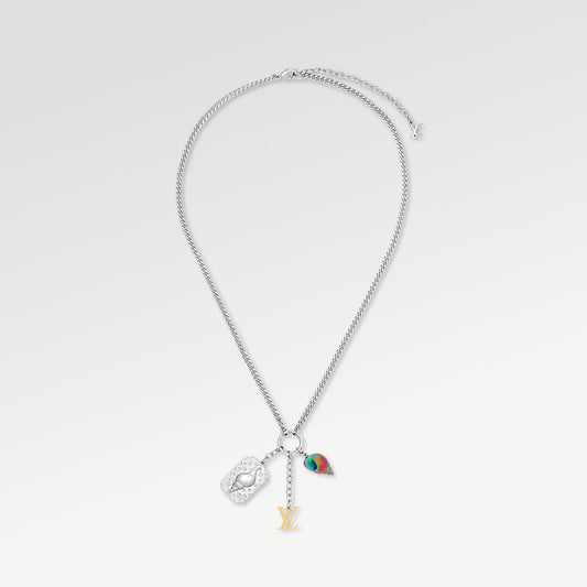 18K Louis Vuitton Shell Necklace