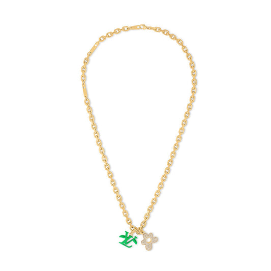 18K Louis Vuitton Blooming Pendant Necklace