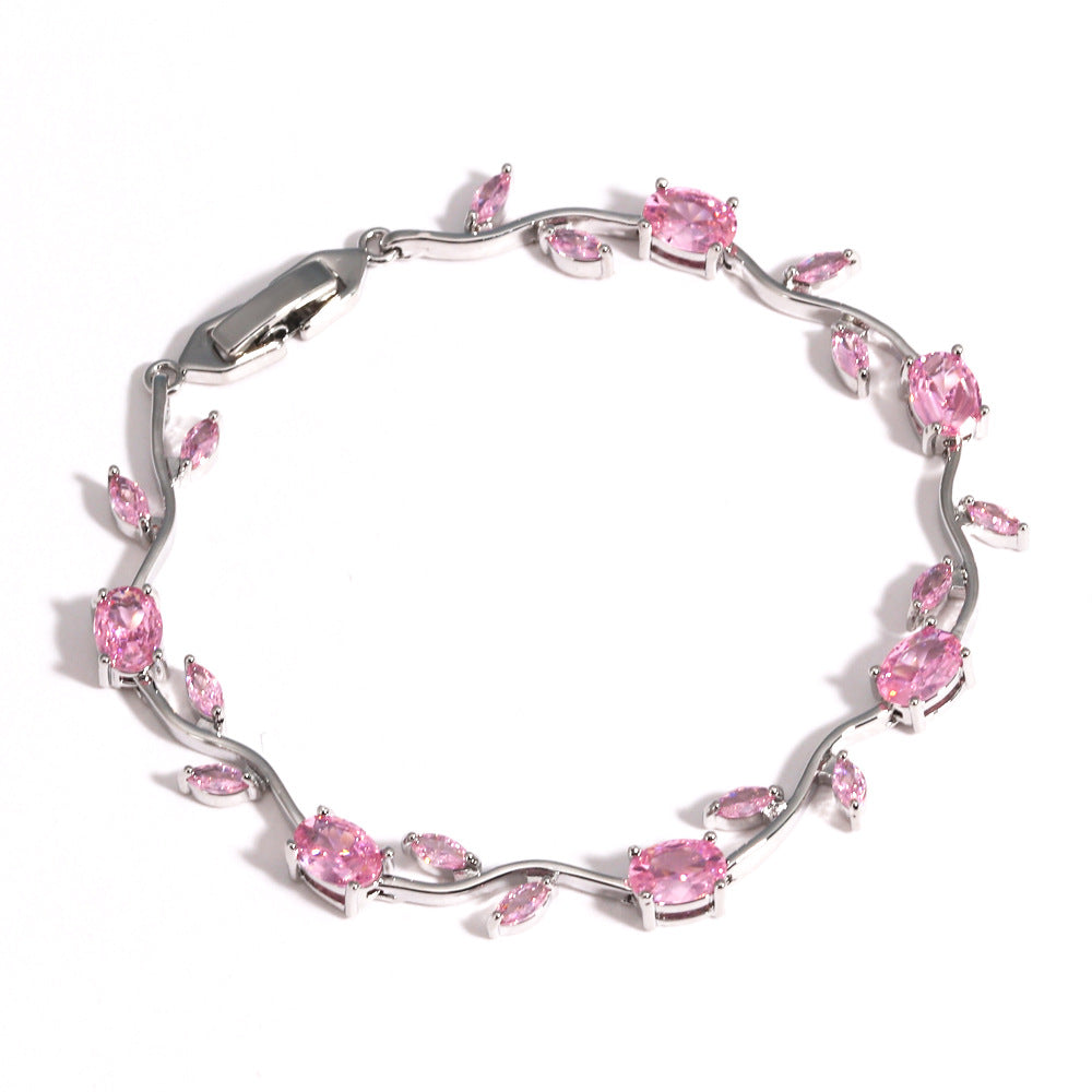 Nature-Inspired Vine Leaf Bracelet