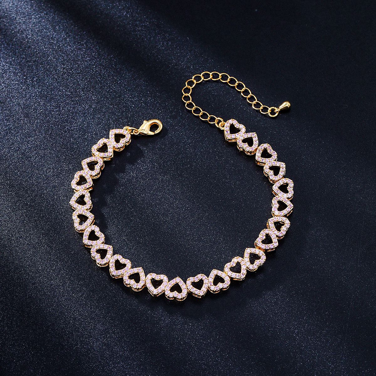 Infinite Heart Sparkle Bracelet