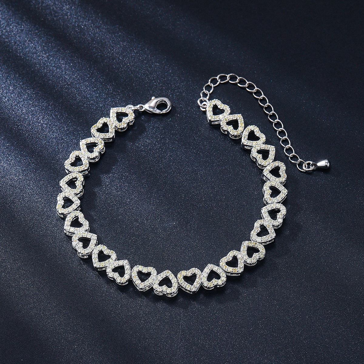 Infinite Heart Sparkle Bracelet