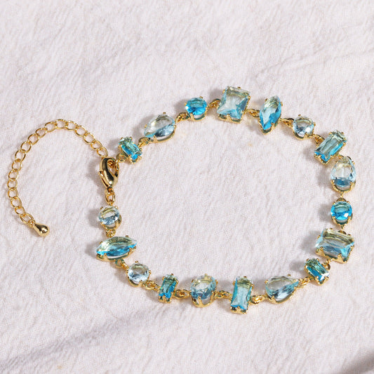 Colorful Multi-Cut Gema Bracelet