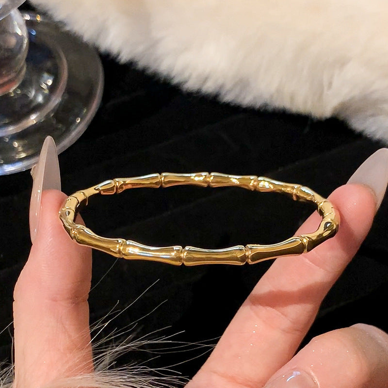 Waterproof & Tarnish-Free 5-Piece Stackable Bangle Set