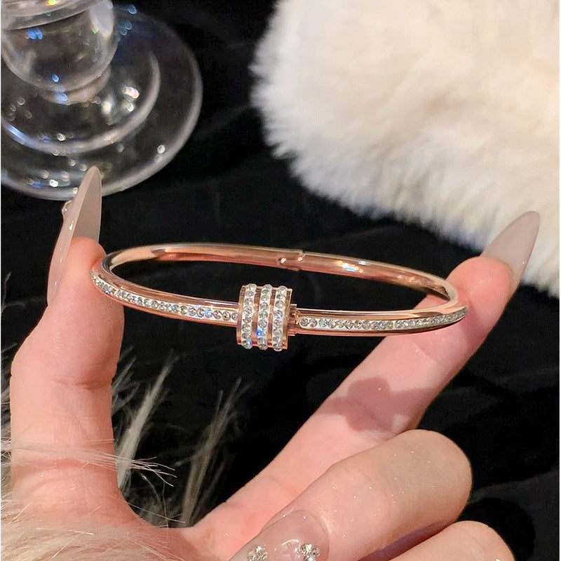 Waterproof & Tarnish-Free 5-Piece Stackable Bangle Set